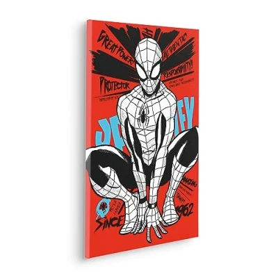 Abbildung von Komar Keilrahmenbild Spider Man Protector of NYC Größe 40 x 60 cm Kinderzimmerbild, Wandbild, Kinderzimmer