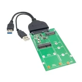 Abbildung von ChenYang mSATA ＆ NGFF SATA SSD auf 2,5 Zoll 3.0 III Festplatten PCB Konverteradapter mit Datenkabel