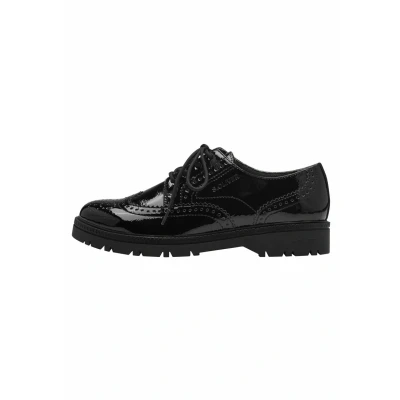 Abbildung von s.Oliver Schnürer, Damen, Größe: 40, Black patent Kunststoff