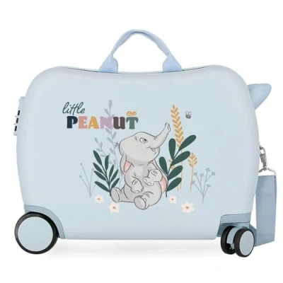 Abbildung von Disney Before The Bloom Kinderkoffer, Blau, 50 x 38 20 cm, starr, ABS, seitlicher Zahlenkombinationsverschluss, 34 l, 3 kg, 4 Handgepäckträger