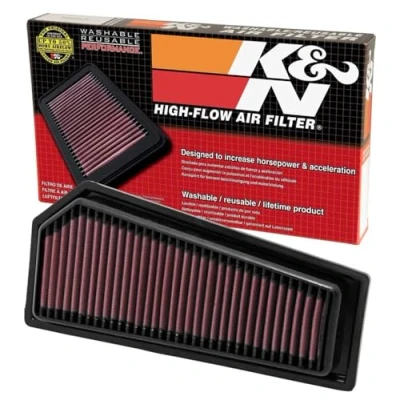 Abbildung von K&amp;N 33 2965 Motorluftfilter: Hochleistung, Prämie, Abwaschbar, Ersatzfilter,Erhöhte Leistung, 2009 2015 (SLK200, SLK250, C180, C250, E200, E250)