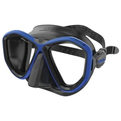 Abbildung von Seac Symbol, Made in Italy Zweiglas Tauchmaske mit Einer 3D Schnalle direkt am Maskenkörper