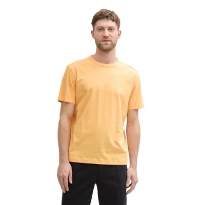 Abbildung von Tom Tailor Herren 1045627 T Shirt, 37103 Peachy Orange, XL