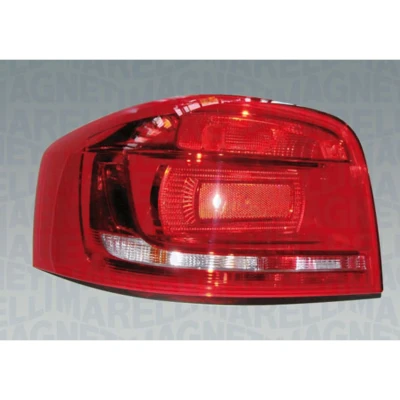 Abbildung von MAGNETI MARELLI 714021910804 Rückleuchte rechts R10W, P21W, PY21W, W16W mit Lampenträger AUDI: A3 Hatchback