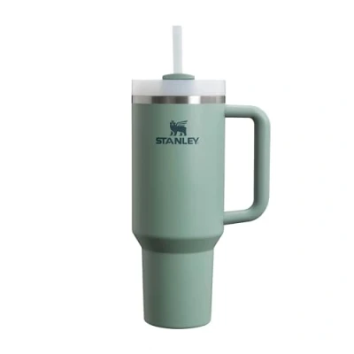 Abbildung von Stanley Quencher H2.0 FlowState Trinkflasche mit Strohhalm 1.2L Thermobecher Kühlt 11 Stunden 48 Eisgekühlt Spülmaschinenfest Thermosflasche BPA Frei Kaffeebecher To Go Black