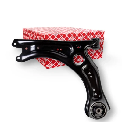 Abbildung von FEBI BILSTEIN 174045 Querlenker mit Lager Vorderachse links, unten Stahlblech VOLKSWAGEN: Polo VI, SEAT: IBIZA 5