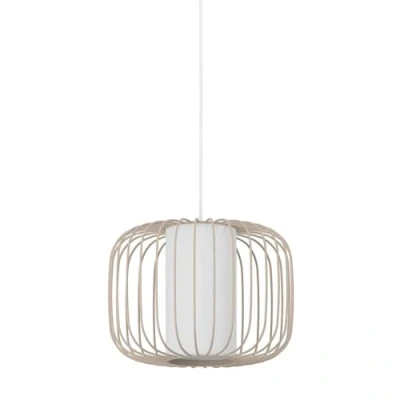 Abbildung von Eglo 900867 Hängeleuchte TERRAROSA Stahl sandfarben E27 1X40W H:110cm Ø28.5cm dimmbar