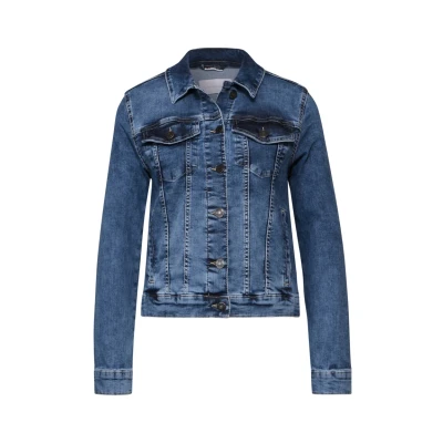 Abbildung von STREET ONE Damen A212417 Jeansjacke, Mid Blue Random, 34