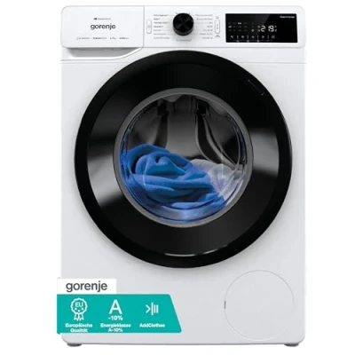 Abbildung von Gorenje WPAM84A1T Waschmachine mit Dampffunktion/ConnectLife / 8Kg 1400 U/min 15 Programme/Totaler AquaStop/Wave Active Trommel/ExtraHygiene/PowerWash/Schnell Waschgang/EEK: A 10%