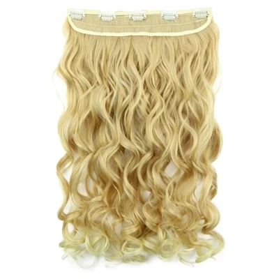 Abbildung von CAISHA 55cm 1 Teilig CLIP IN EXTENSIONS Sophia Haarteil Gewellt Blond Mix C54a