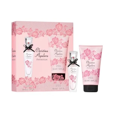 Abbildung von Christina Aguilera DEFINITION 30ml Eau de Parfum, 2 teiliges Duftgeschenkset, blumiges luxuriöses Duftgeschenk für Frauen