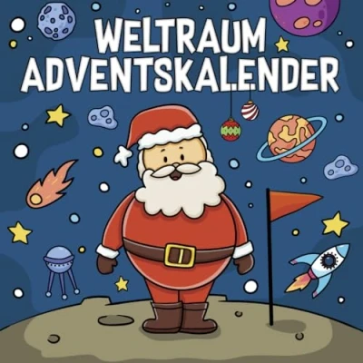 Abbildung von Weltraum Adventskalender: 24 Tage voller galaktischer Fakten und Rätsel! Der große Weihnachtskalender mit Astronomie Fakten, Quizfragen zur Galaxie ... Ein Lustige Geschenk zu Weihnachten