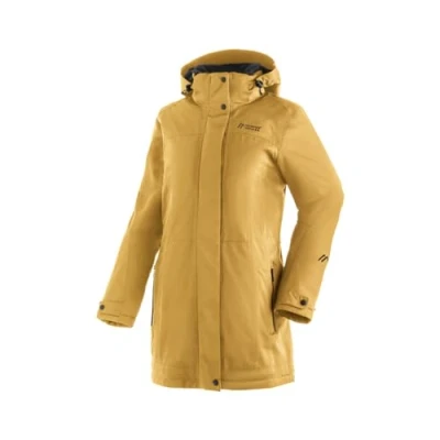 Abbildung von Maier Sports Lisa 2.1, Damen Outdoorjacke, Wasserdichter Outdoor Mantel mit vielen Features, mTEX Wetterschutz und mTHERM für hohen Wärmerückhalt, PFC frei, Gelb, 42