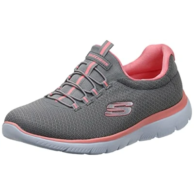 Abbildung von Skechers Damen Summits Sneaker, Grey Pink, 39 EU