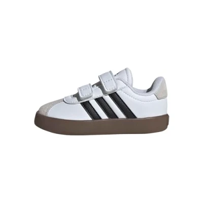 Abbildung von adidas Jungen Unisex Kinder VL Court 3.0 Infants Non Football Low Shoes, Cloud White Core Black Grey One, 21 EU