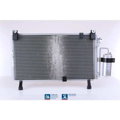 Abbildung von NISSENS 941153 Klimakondensator mit Trockner Aluminium 605 R 134a ISUZU: D Max 1 Pickup