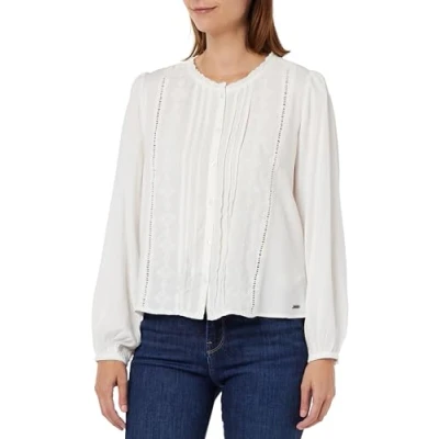 Abbildung von Pepe Jeans Galena Bluse, Damen, Größe: Small, Mousse
