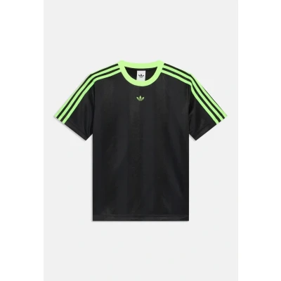 Abbildung von adidas Originals TEE Unisex Tshirt print für Kinder, Größe: 158, Black/signal green