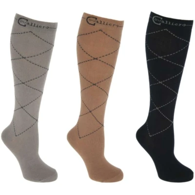 Abbildung von Covalliero Socken Karo 3 Stück 37 39