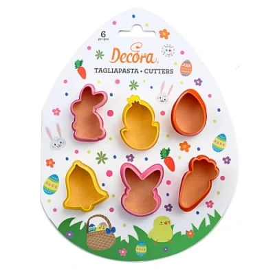 Abbildung von Decora 0255059 AUSSTECHER AUS KUNSTSTOFF MINI EASTER 6 TLG