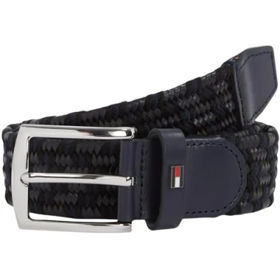 Abbildung von Tommy Hilfiger Denton Flechtgürtel, Herren, Größe: 85, Blue
