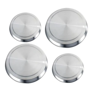 Abbildung von Herd Abdeckplatten Edelstahl 4er Set