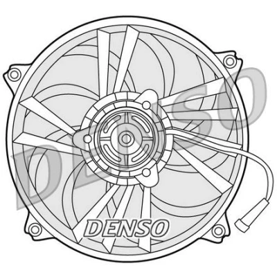 Abbildung von DENSO DER21014 Lüfter 385 400 PEUGEOT: 307 Hatchback