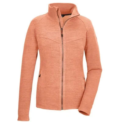 Abbildung von killtec Damen Powerstretchjacke/Fleecejacke mit Stehkragen KOW 112 WMN FLX JCKT, dunkelapricot, 42, 41802 000