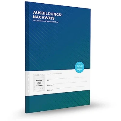 Abbildung von FRUITPRINTS I Ausbildungsnachweisheft 60 Seiten für 1 Jahr hochwertiges Berichtsheft die Ausbildung Softcover mit Fadenheftung DIN A4 Woche je Seite Montag bis Sonntag
