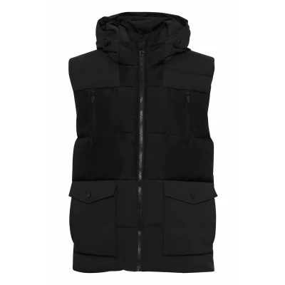 Abbildung von Indicode Jeans Idflikko Weste, Herren, Größe: Small, Black