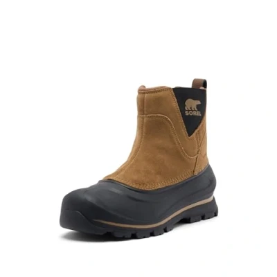 Abbildung von Sorel Herren Buxton Pull On Boot WP wasserdichte Schneestiefel, Delta/Black 2024/2025, 44.5 EU