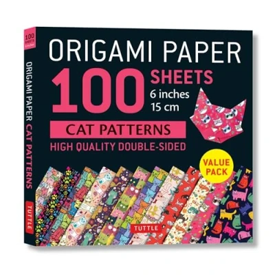 Abbildung von Origami Paper 100 Sheets Cat Patterns 6 (15 cm): Tuttle Paper: High Quality Double Sided Printed with 12 Different Patterns: ... Projects Included (Origami Pack Inch)