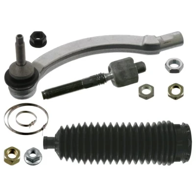 Abbildung von FEBI BILSTEIN 40555 Spurstange Vorderachse links mit Muttern Schellen, Lenkmanschetten VOLVO: V70 2, S60 I