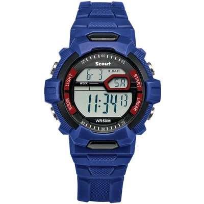 Abbildung von SCOUT Unisex Kinder Digital Uhr mit Plastik Armband 280308001