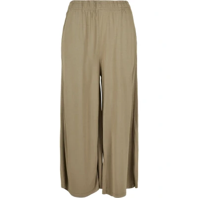 Abbildung von Urban Classics Culotte Stoffhose, Damen, Größe: 3XL, Khaki