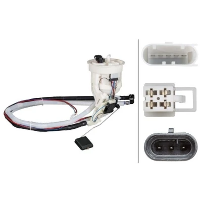 Abbildung von HELLA 8TF 358 146 431 Kraftstoff Fördereinheit mit Tankgeber, ohne Dichtung Druckregler elektrisch MERCEDES BENZ: CLS Coupe