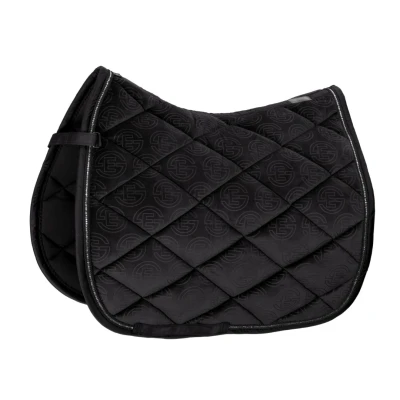 Abbildung von Eskadron Schabracke Reflexx Velvet Crystal Dressur Dunkelgrau Warmblut