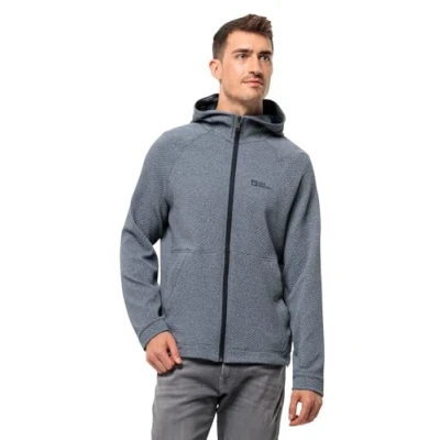 Abbildung von Jack Wolfskin Fernweh Hooded Fleecejacke, Herren, Größe: XL, Night blue