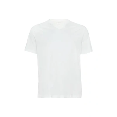 Abbildung von T Shirt V Neck mit Logo Detail