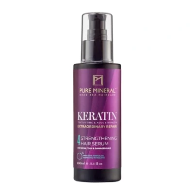 Abbildung von Pure Mineral Keratin Haarserum für seidige Haare Anti Frizz, nährend, schützend Ohne Sulfate, Parabene, Petrolate 100ml