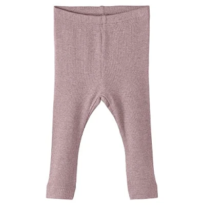 Abbildung von Name it Basic Leggings Hosen für Kinder, Größe: 68, Deauville mauve