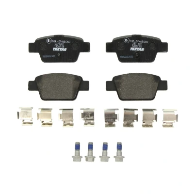 Abbildung von TEXTAR 2371401 Bremsbelagsatz nicht für Verschleißwarnanzeiger vorbereitet mit Bremssattelschrauben Zubehör FIAT: Stilo Hatchback, BRAVO 2