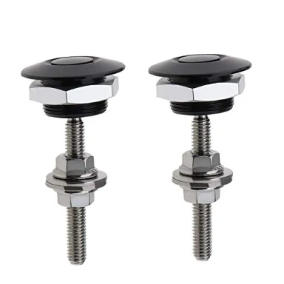 Abbildung von 2X Schnellverschluss 30 mm Universalfahrzeug Mini Motorhaube Pin Lock Clip Kit Druckknopf Aluminiumlegierung für Auto Stoßstangenhaube Nummernschild oder DIY