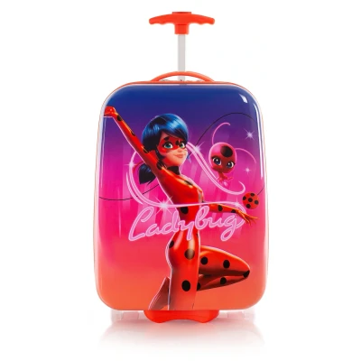 Abbildung von Heys Hartschalen Trolley »Miraculous Lady Bug, 46 cm«, 2 Rollen, x Joachim Llambi Kindertrolley Kinder Reisegepäck