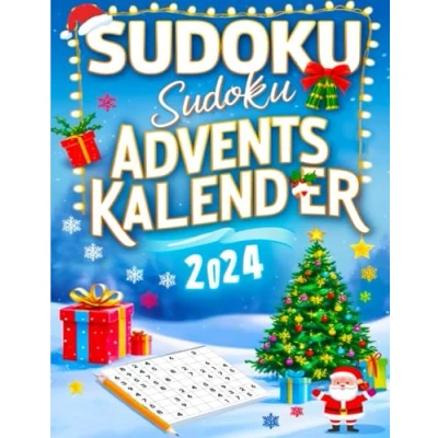 Abbildung von Sudoku Adventskalender 2024: Rätsel für Männer mit drei Schwierigkeitsstufen von leicht über mittel bis schwer