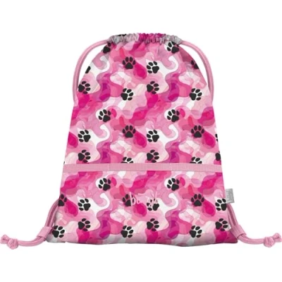 Abbildung von Baagl MIT Tasche PFÖTCHEN Sportbeutel für Kinder, Größe: One Size, Rosa