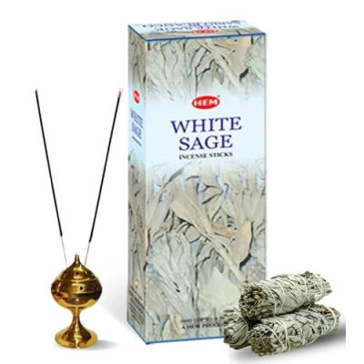 Abbildung von Räucherstäbchen Weisser Salbei HEM (6er Pack)