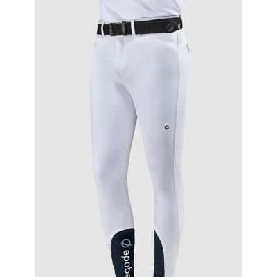 Abbildung von EQODE by Equiline Reithose Davis Man Knee Grip Weiß 48