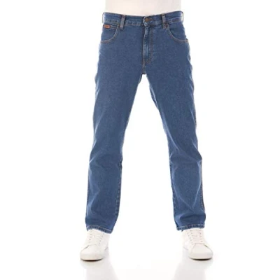 Abbildung von Wrangler Texas Stretch Jeans Straight Leg, Herren, Größe: 36x36, Blue tomorrow