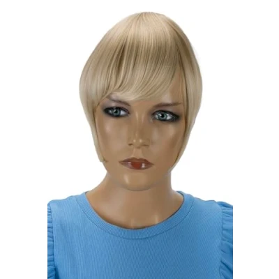 Abbildung von CAISHA Pony Clip In Extensions Stirnfransen Haarteil Haarverlängerung Hellblond Mix F14 2
